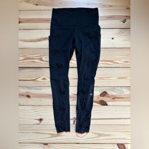 Black Lululemon High-Waisted Leggings